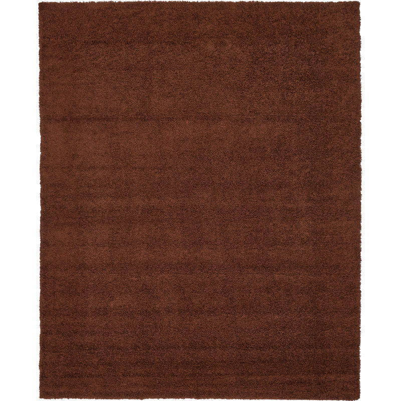 Caputto Performance Indoor Rug, Round 7'1", Chocolate Brown
