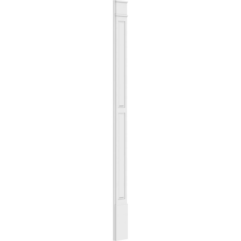 Pilastre en PVC TruCraft, 9", 120 po, Base et chapiteau décoratifs