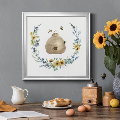 Bumble Bee Hive - cadre photo, reproduction d'art sur toile