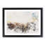 High over the Chicago Skyline - Picture Frame Painting Print-56735620-56735621
