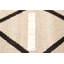 Tapis ivoire / brun foncé Denoila-1210793226
