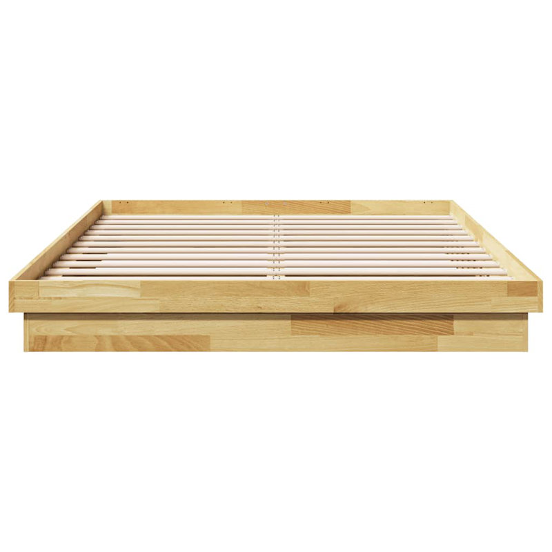Solid Wood Bed, Double (4'6)