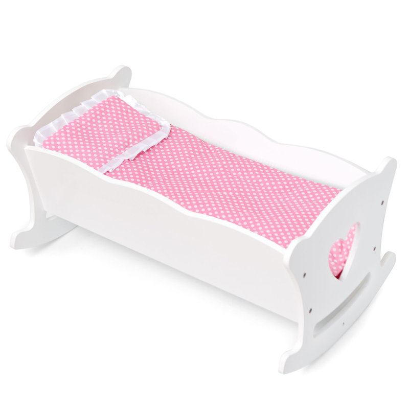 Berceau de poupée en bois pour enfants Wildkin , Blanc