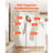 Coat Rack Freestanding Coats Rack Stand with Stable Base & 8 Hooks