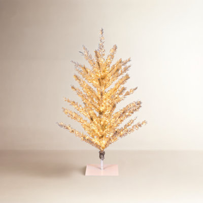 8' Pre-Lit Pine Tree