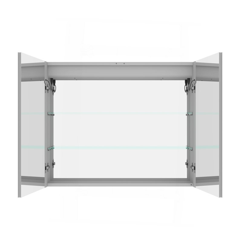Armoire de salle de bain avancée avec miroir à DEL et options de fixation