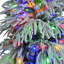 Arbre de Noël artificiel régulier (double) avec blanc Aiguilles vertes-1897836109