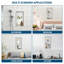 Stainless Steel Shower Niche Double Shelf