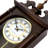 Solid + Manufactured Wood Wall Clock