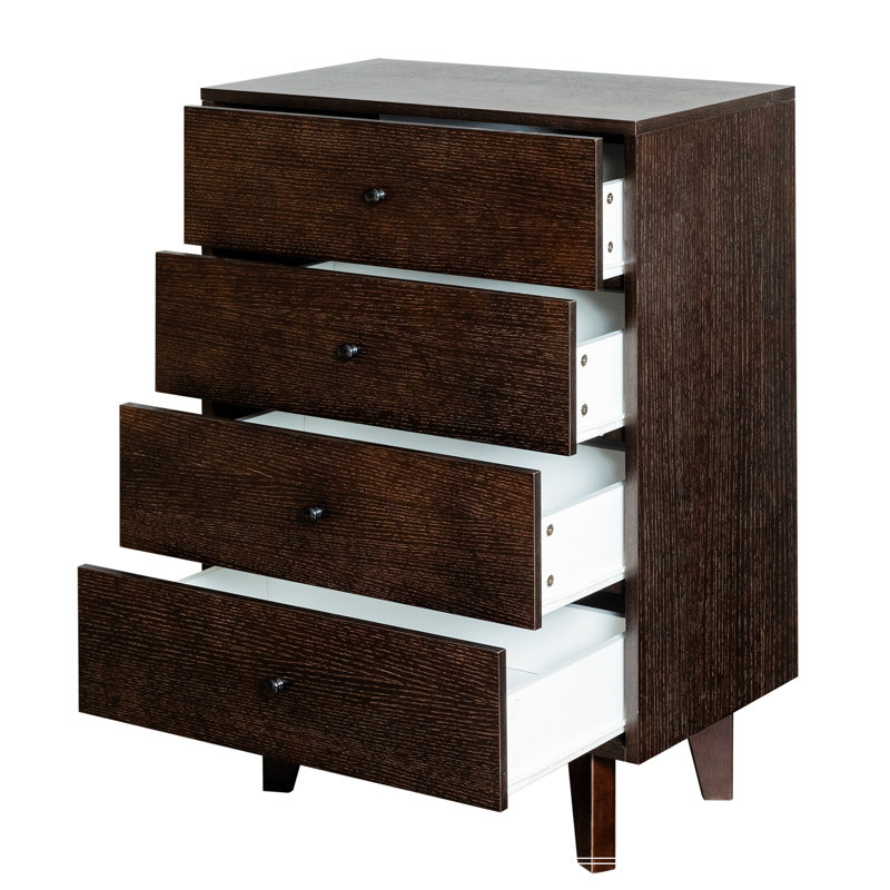 Solid Wood Spray-Painted Dresser Bar – Retro Buffet Cabinet with Round Handles & Cross-Bar Support | Multi-Functional Storage for Dining Room, Living Room, or Kitchen