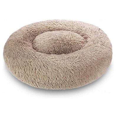 Tucker Murphyâ¢ Pet 23.6"" Round Cushion Pet Shag Bed Washable Donut-shaped Soft Plush -  Tucker Murphy Petâ¢, 8B0DCD67DE45489D865E662E34A5CEC1