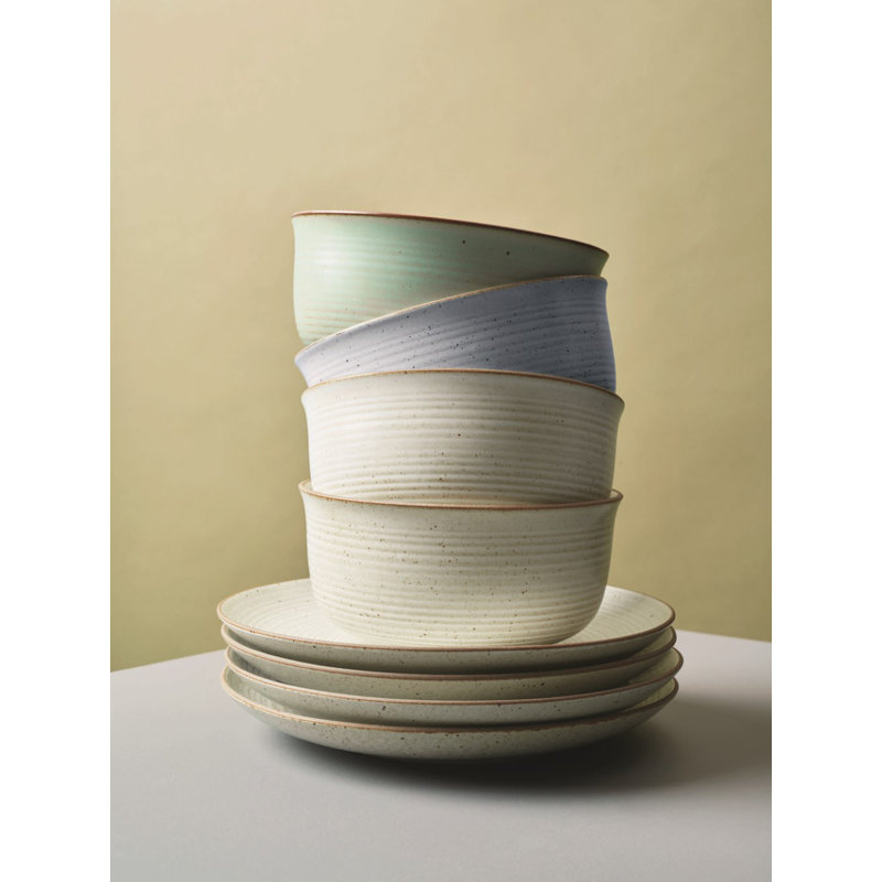 Nature Stoneware Dinner Plate, Beige/Sand
