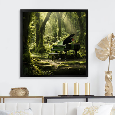 Piano Forest Serenade sur toile