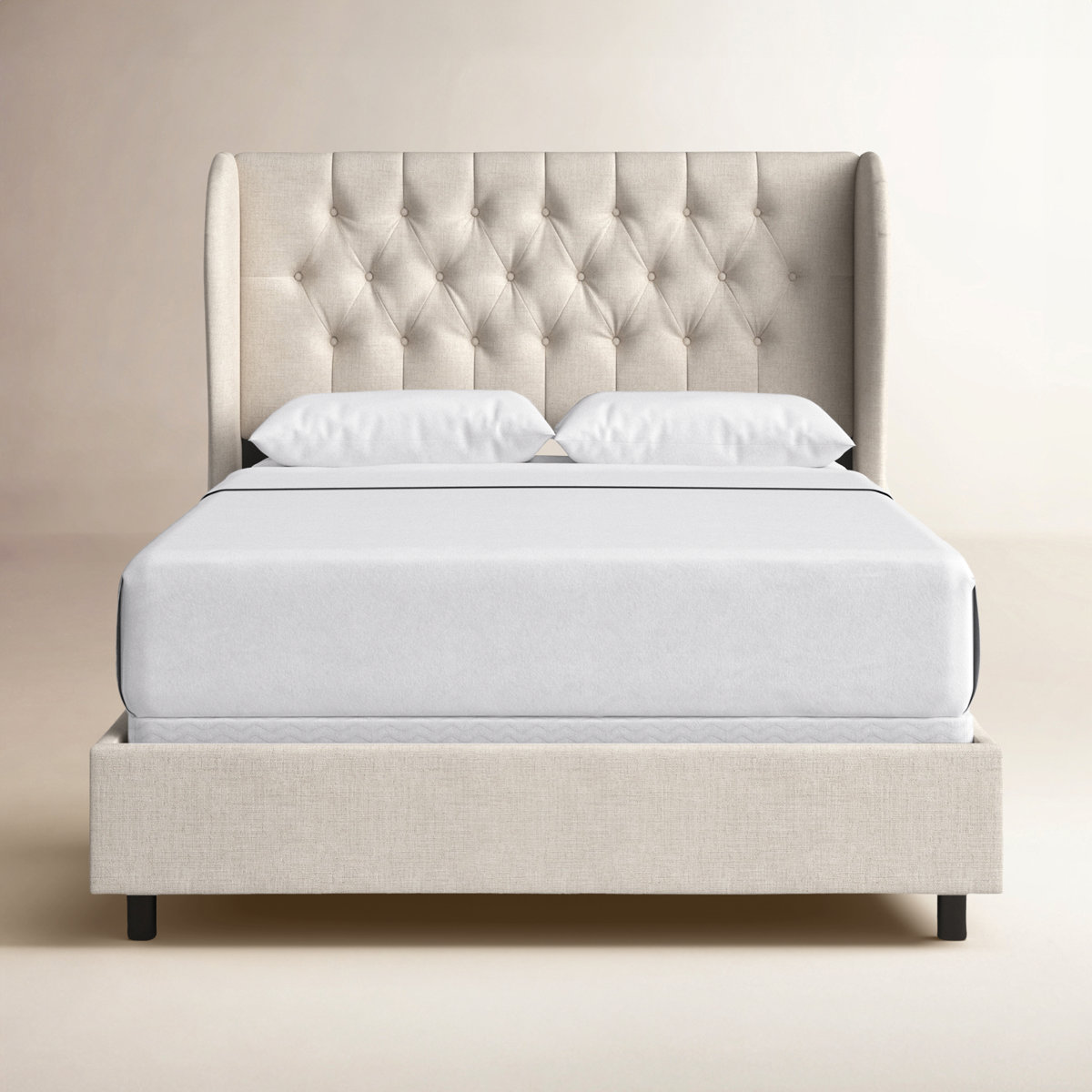 Birch Lane Tomey Upholstered Wingback Bed