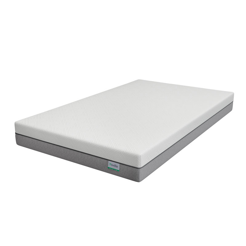 Alwyn Home Ergenekon 6'' Firm Charcoal Infused Gel Memory Foam Mattress, Twin