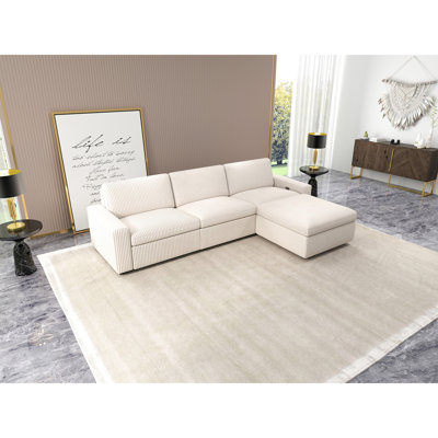 Canapé modulaire rembourré 4 pièces Milred