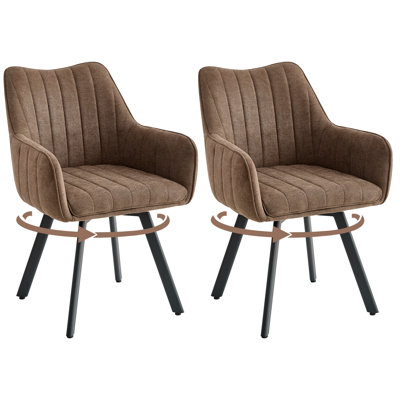 Upholstered Linen Blend Armchair