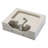 Myhomekeepers 16.3'' White Ceramic Rectangular Bathroom Sink