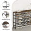 Range-chaussures en métal de style rustique