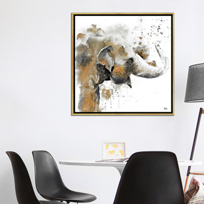 «Water Elephant with Gold» par Patricia Pinto - reproduction d'art