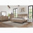 Aurora Lo-Post Bed – Sand Finish, Mindi Veneer, Herringbone Panel Headboard (Queen & King) Part of the Dana Heights Collection-144057301