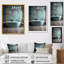 «Aqua Bathroom Zen Tranquility - Art mural de salle de bain»-583205038