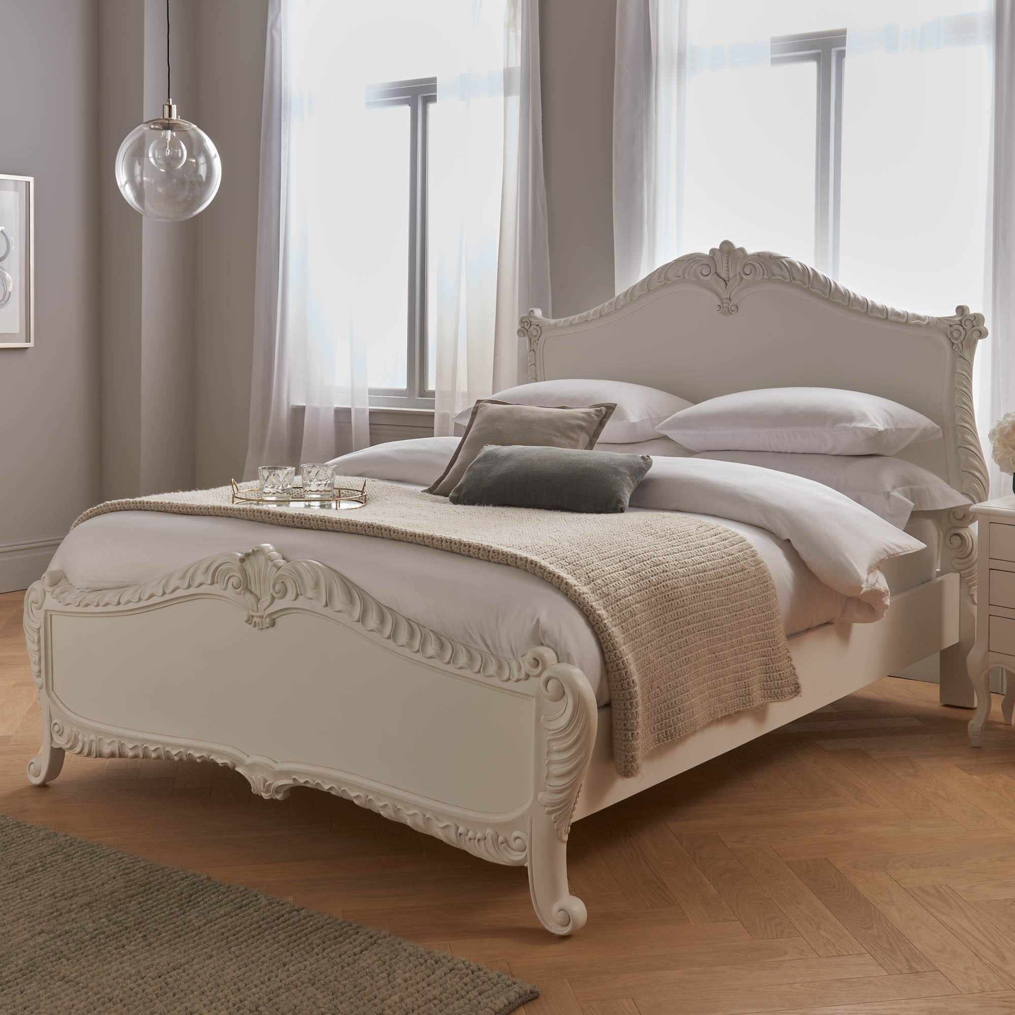 Lily Manor White French Style Bed | Wayfair.co.uk