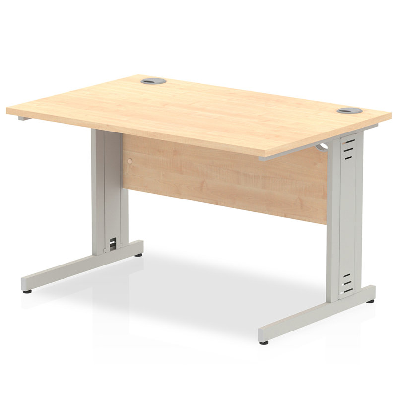 Impulse Adjustable Height Writing Desk, Maple