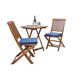 Fleur Square 2 - Person Bistro Set with Cushions