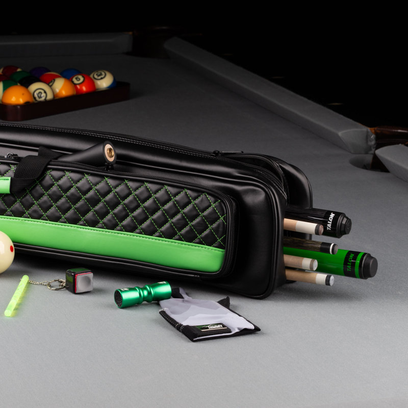 Étui de queue de billard vert Talon TLCB24 2x4, Green