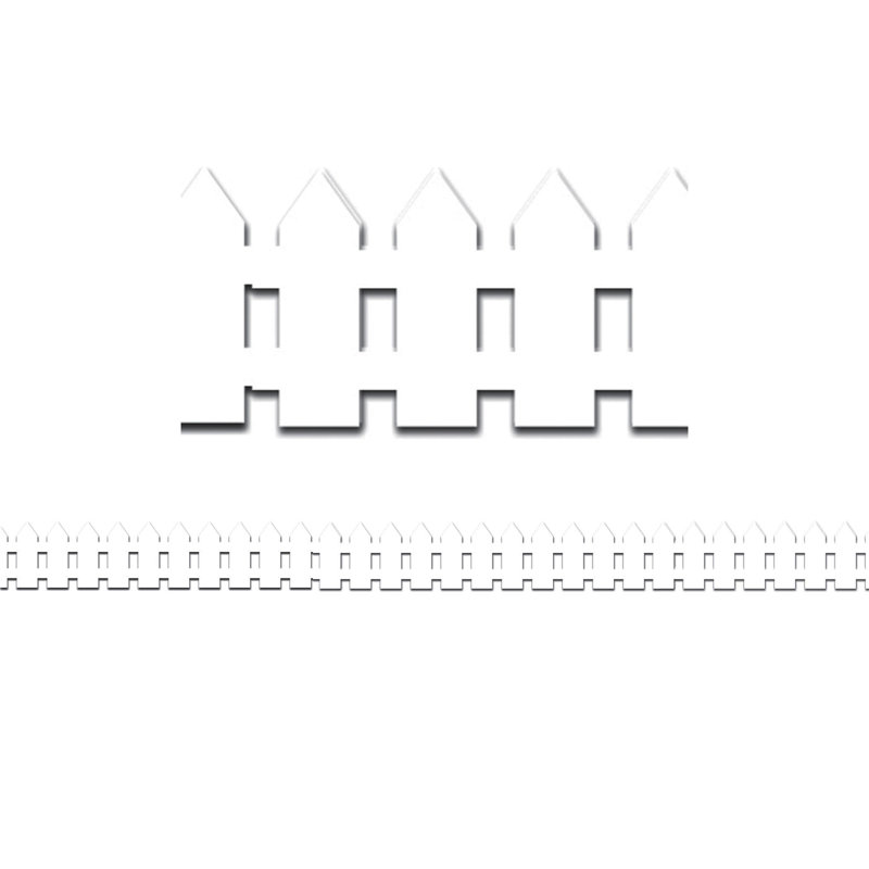 Ensemble de bordure blanche