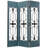 SG-261 Provence Iron Scroll 3-Panel Screen