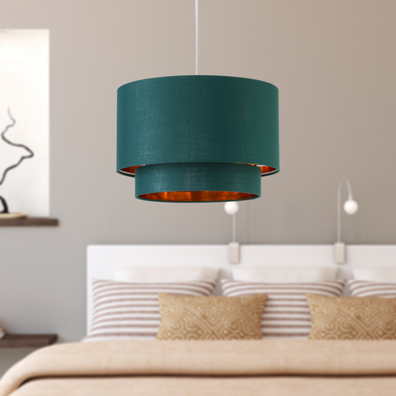 20 cm H Drum Cotton Lamp Shade