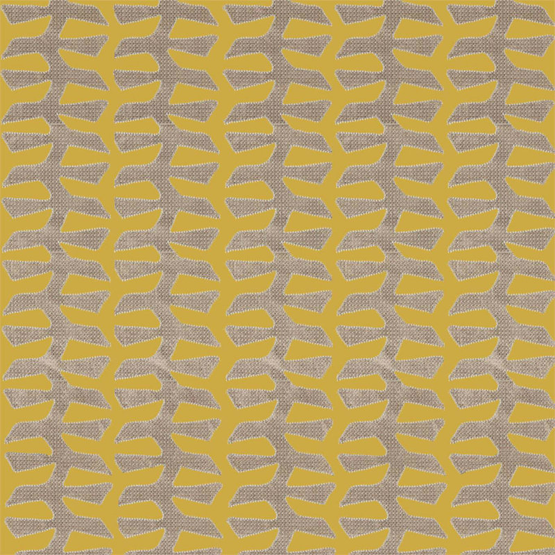 Verdi Applique Fabric, Applique Tigers Eye