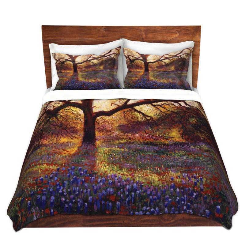 Ensemble de housse de couette en microfibre DiaNoche par David Lloyd Glover - Wildflower Meadow