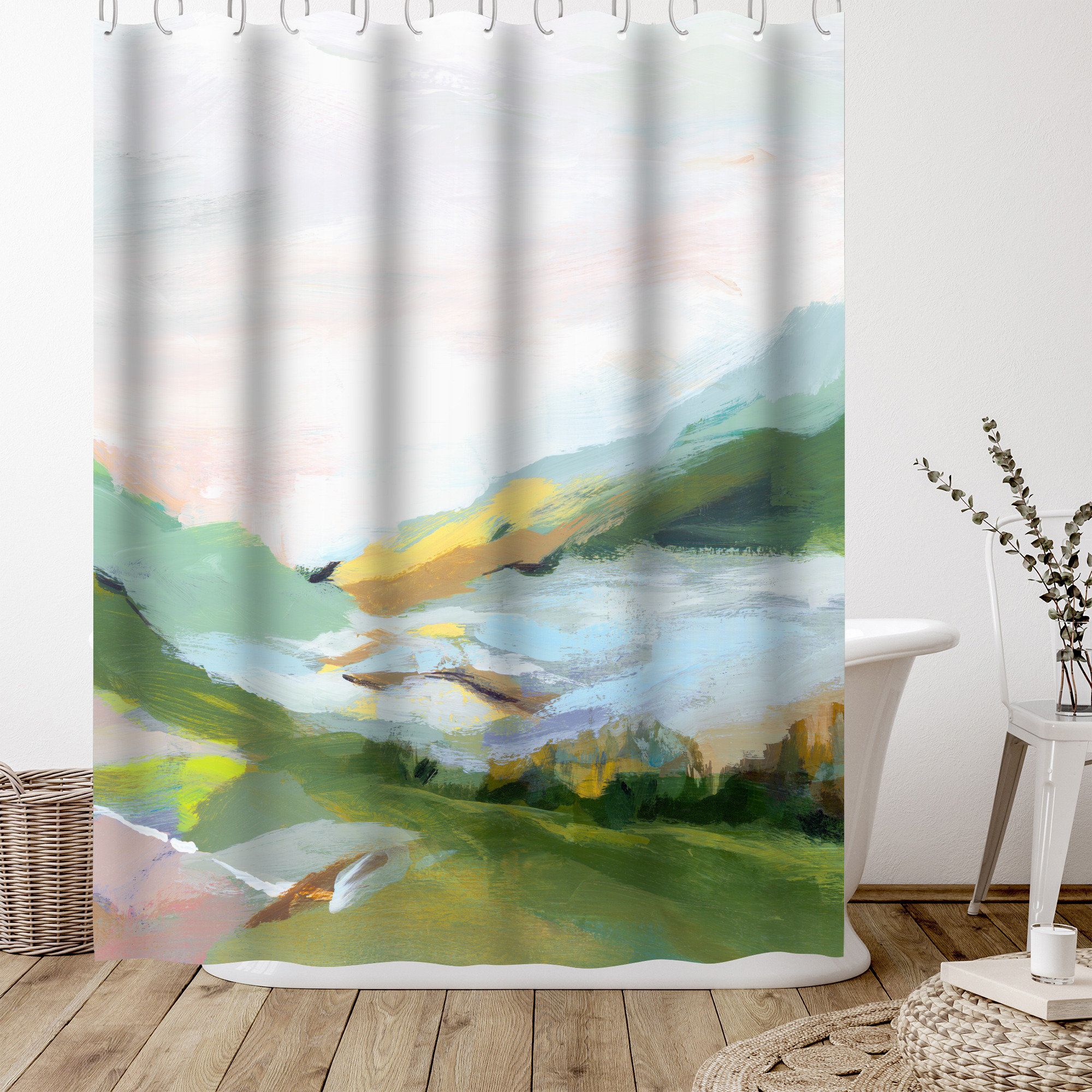 Shower Curtain - Embodiment By Pi Creative Art