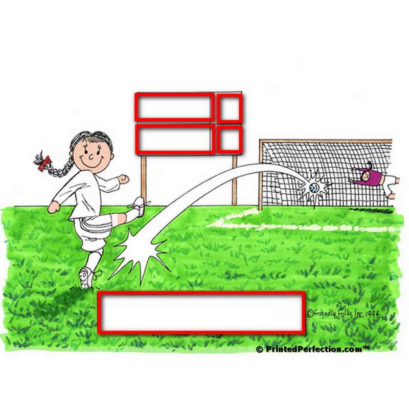 Joueur de football personnalisé - Porte-clés féminin