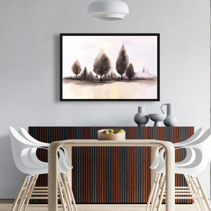 "Paysage d'arbres" sur toile