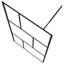 Janzen Aluminium Fixed Shower Screen