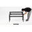 Ruda Garden Bench Outdoor Bench  Rustproof Park Bench Hold Up to 480lbs Heavy-Duty Metal Outdoor Furniture Bench Seat Water Resistant Sturdy Steel Frame Patio Metal Bench with Armrests
