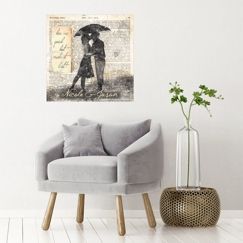 Adhésif décoratif Romance in the Rain II, H 24 po x l 24 po, Oui