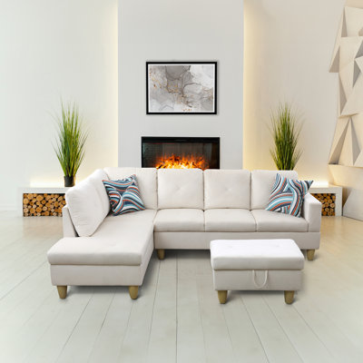 Canapé modulaire 3 pièces Amayrani