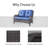 Bonia 51.18'' Wide Straight Loveseat with Cushions-121087630-121087632