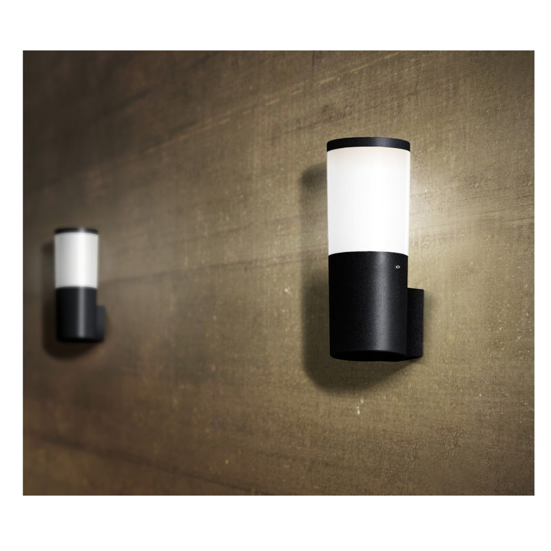 Bauerle Outdoor Flush Mount, Black