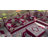 Ethnic Kilim Pattern Ottoman Sofa Sectional with Cushions-551296483