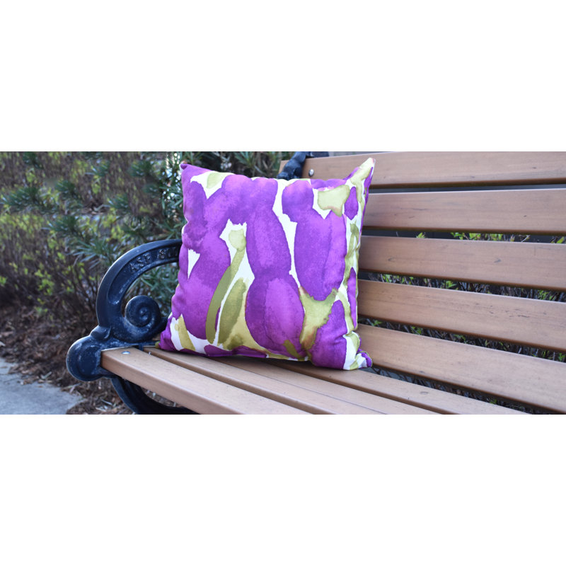 Housse et insert de coussin carré Sunset, 20 po x 20 po, Mauve, Extérieur