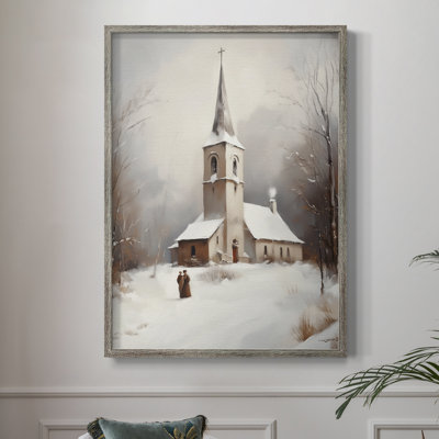 Art des Fêtes de Noël - Série 2 - CECXL, reproduction encadrée - bois massif