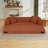 80" Queen-Size Futon Sofa Bed Foldable Couch Bed With 2 Pillows - No Assembly Required-795139718