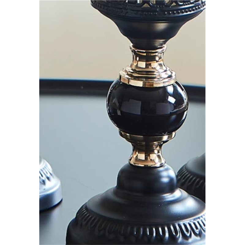 Bougeoir de table en verre 12,6 po H