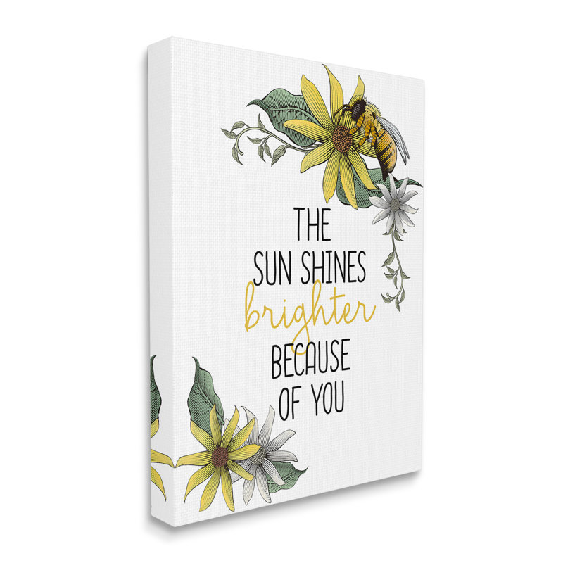 Sun Shines, art mural sur toile plus lumineux par Kim Allen, H 30 po x l 24 po